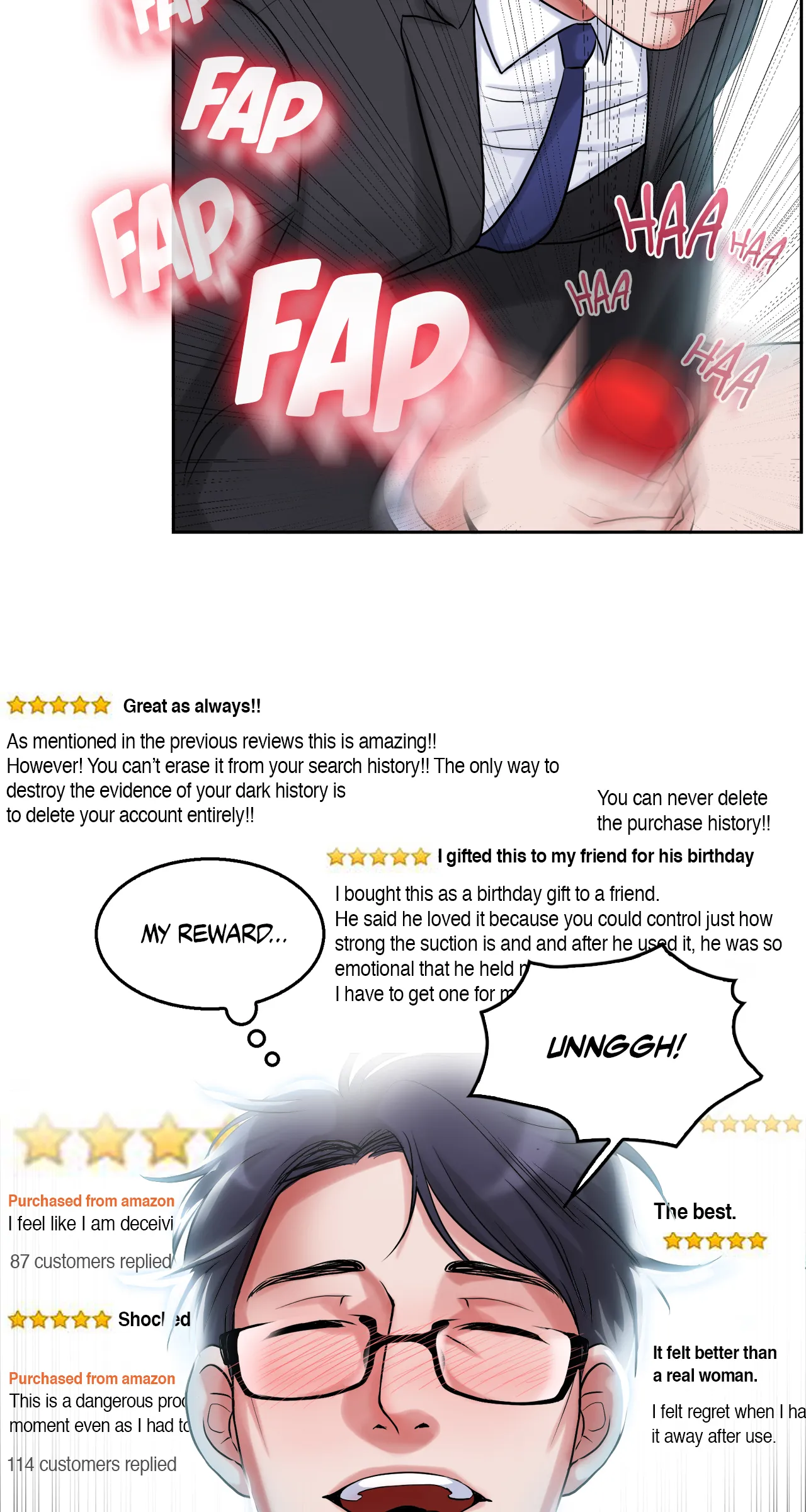 Masters of masturbation Uncensored, chapter 1: Masters of Masturbation - Episode 1 - read, page 32 of 37