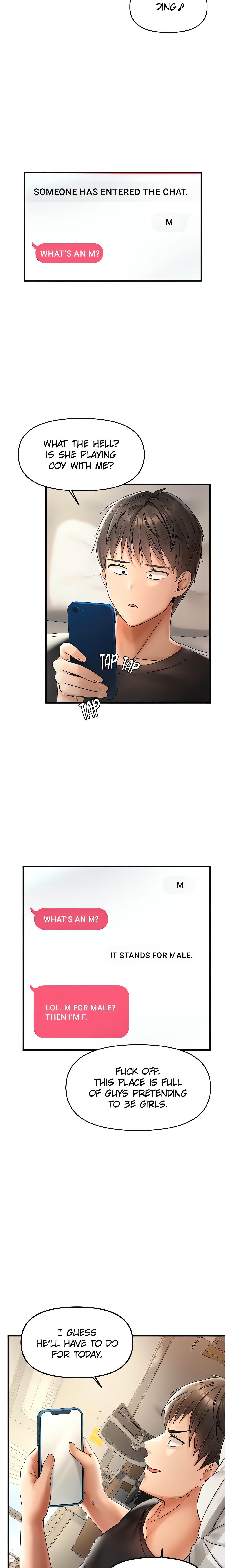 Matched with My Bully on Random Chat (Official) Uncensored, chapter 1, page 14 of 40