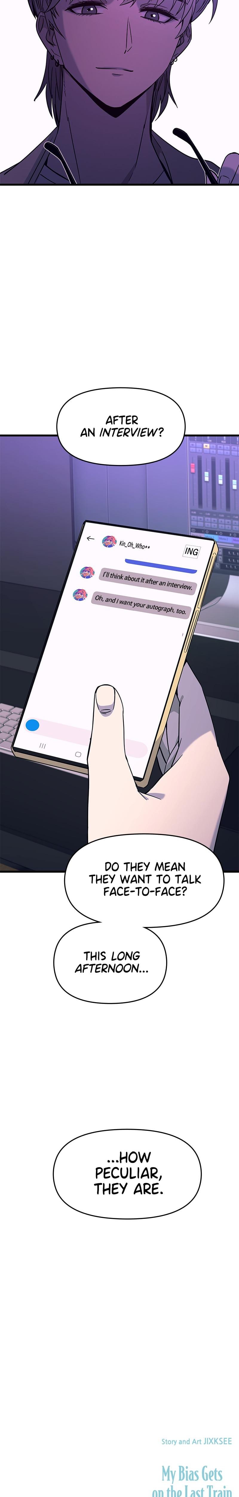My Bias Gets on the Last Train Uncensored, chapter 8, page 38 of 39