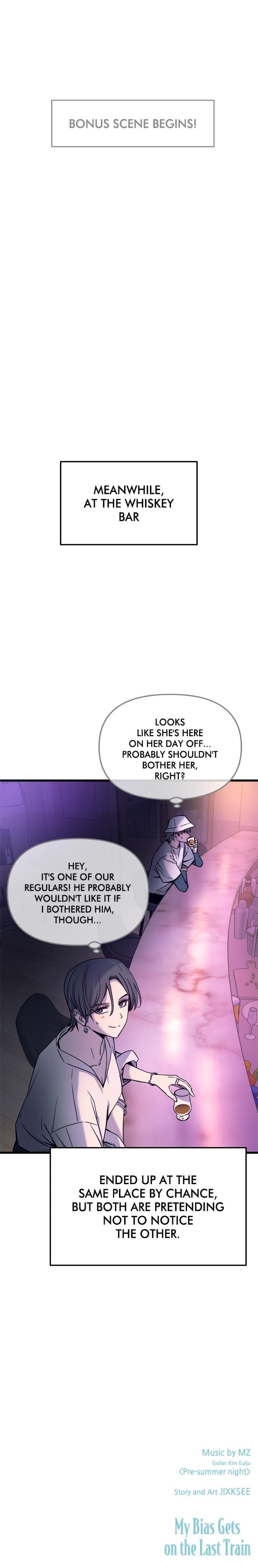 My Bias Gets on the Last Train Uncensored, chapter 31, page 38 of 38