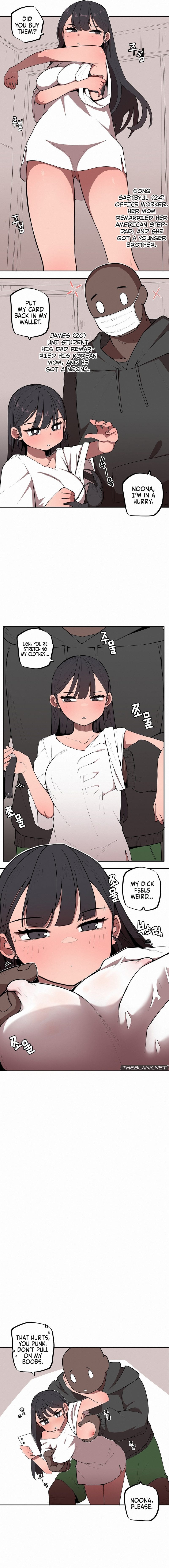 Noona and her BIG little Bro Uncensored, chapter 1, page 6 of 11