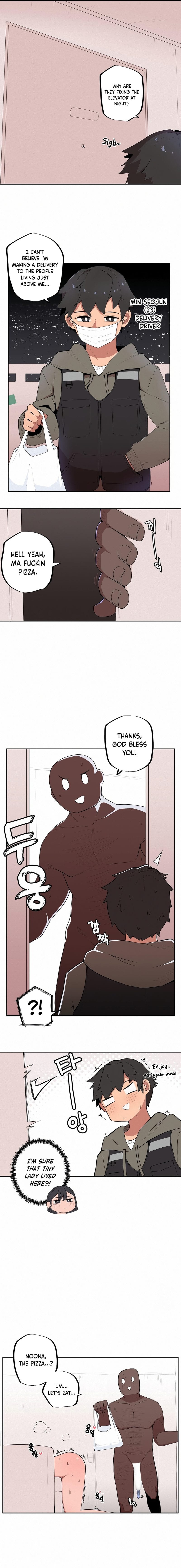 Noona and her BIG little Bro Uncensored, chapter 2, page 6 of 9