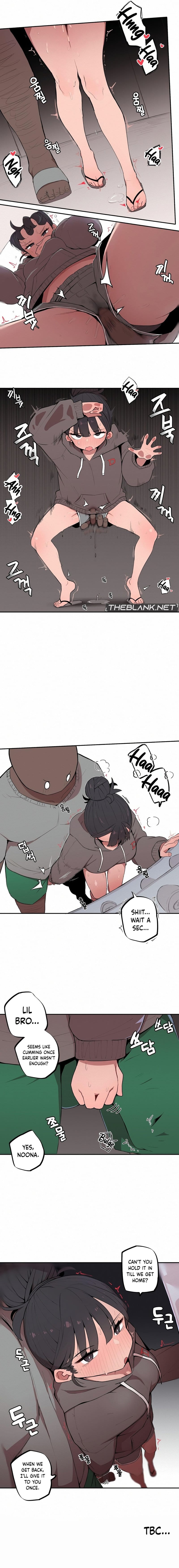 Noona and her BIG little Bro Uncensored, chapter 3, page 8 of 9