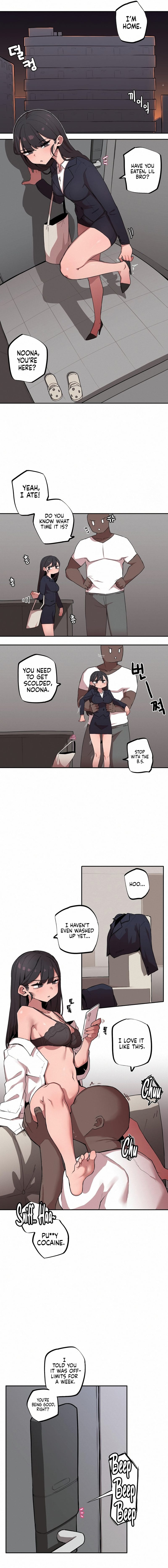 Noona and her BIG little Bro Uncensored, chapter 5, page 6 of 7