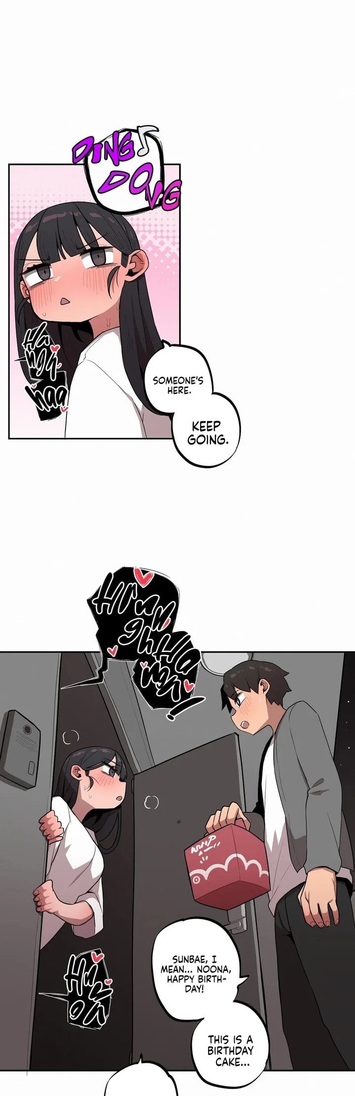 Noona and her BIG little Bro Uncensored, chapter 27, page 16 of 19