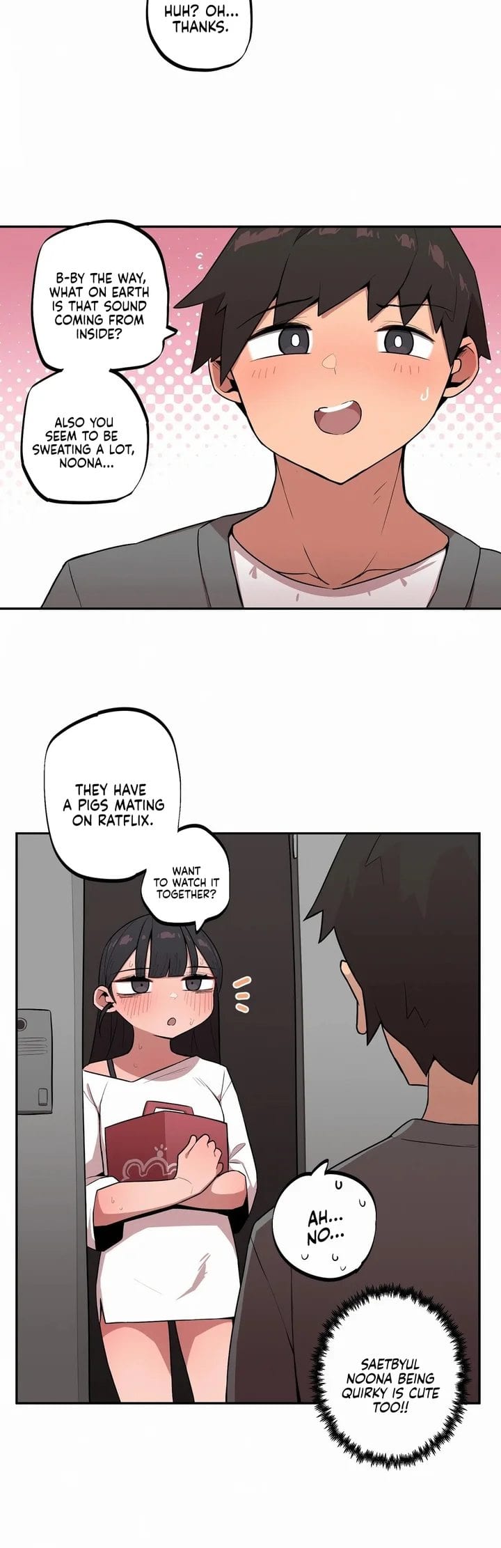 Noona and her BIG little Bro Uncensored, chapter 27, page 17 of 19