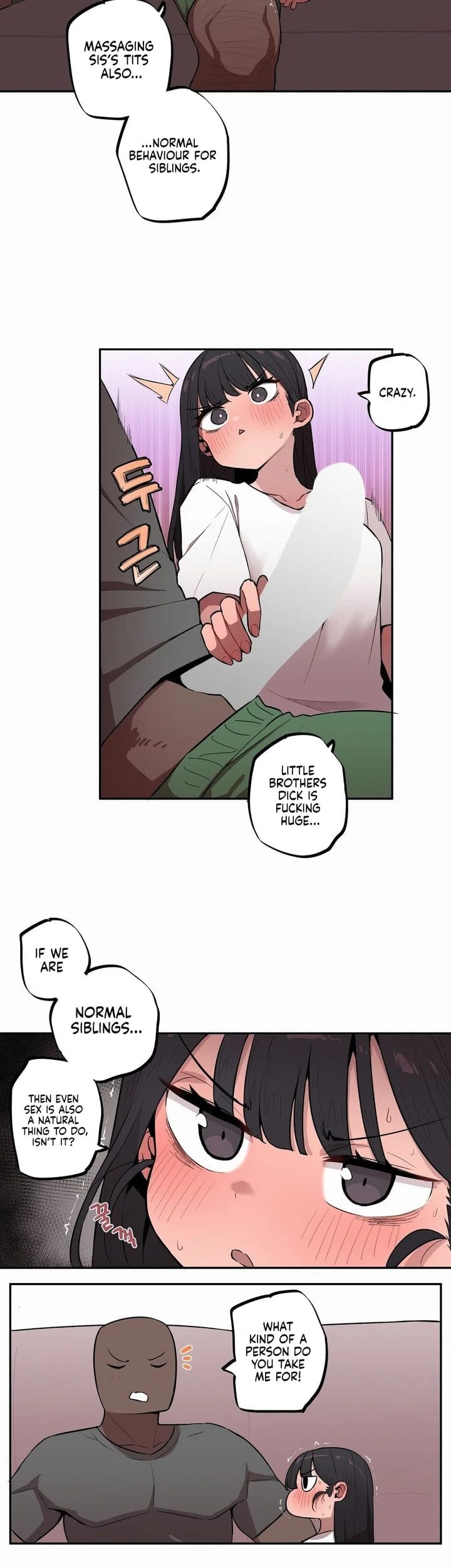 Noona and her BIG little Bro Uncensored, chapter 32, page 7 of 18