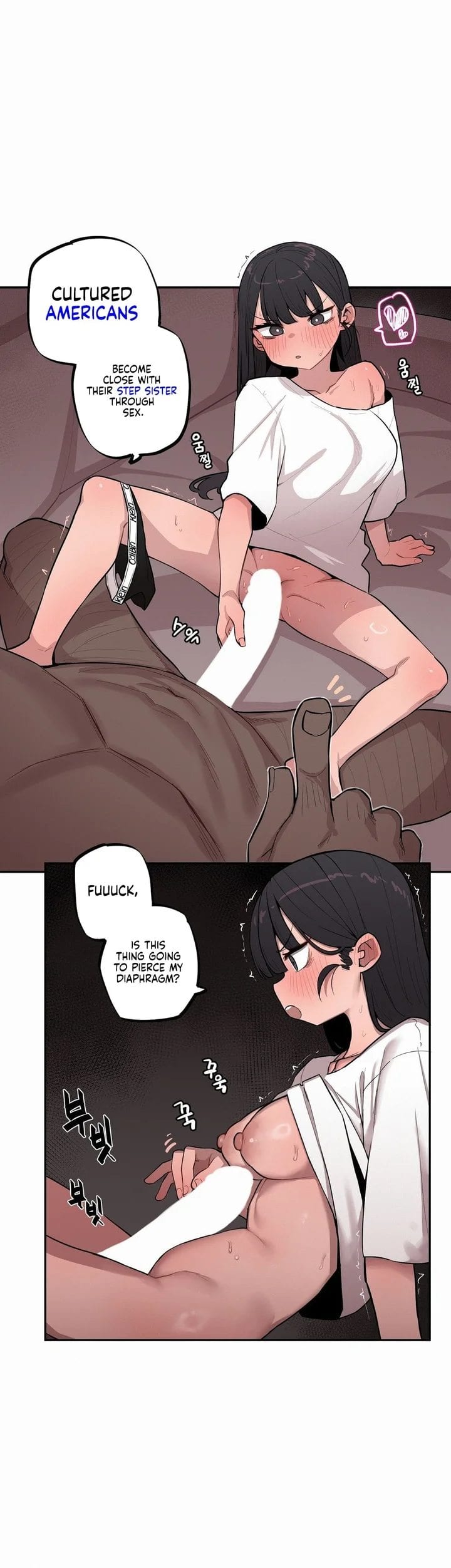 Noona and her BIG little Bro Uncensored, chapter 32, page 8 of 18