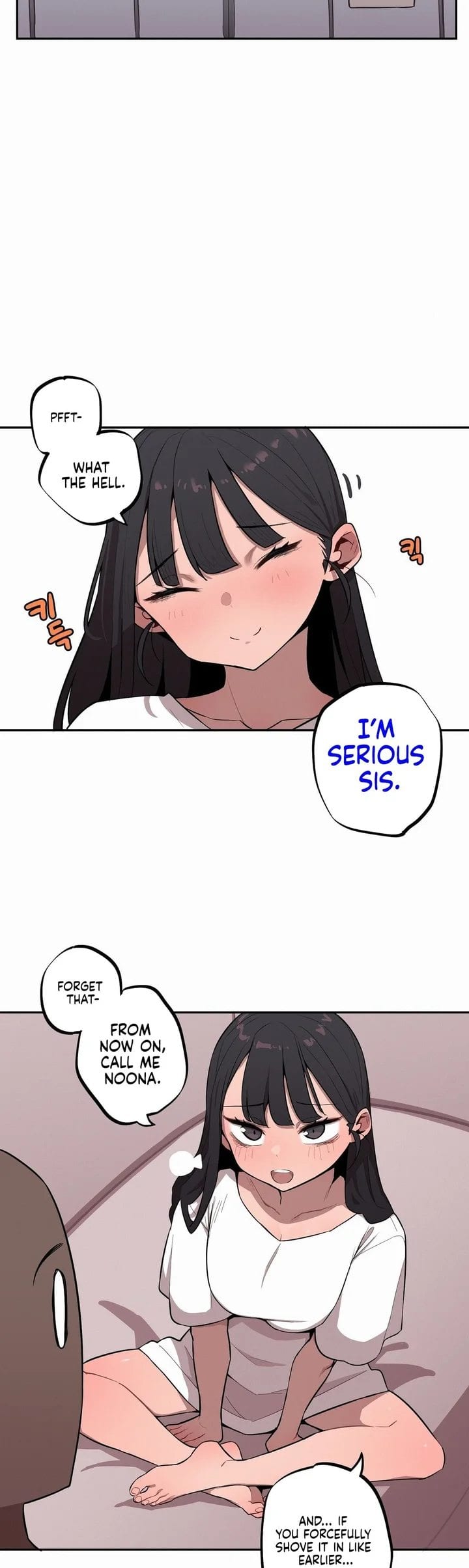 Noona and her BIG little Bro Uncensored, chapter 32, page 14 of 18