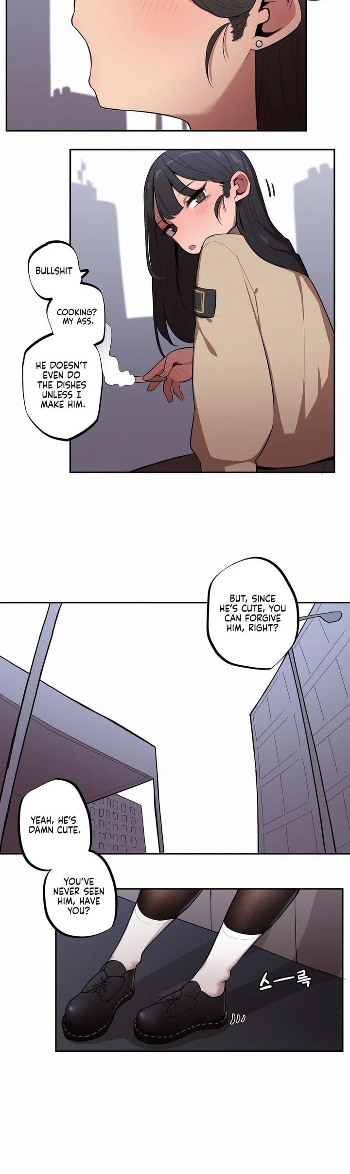 Noona and her BIG little Bro Uncensored, chapter 32, page 16 of 18