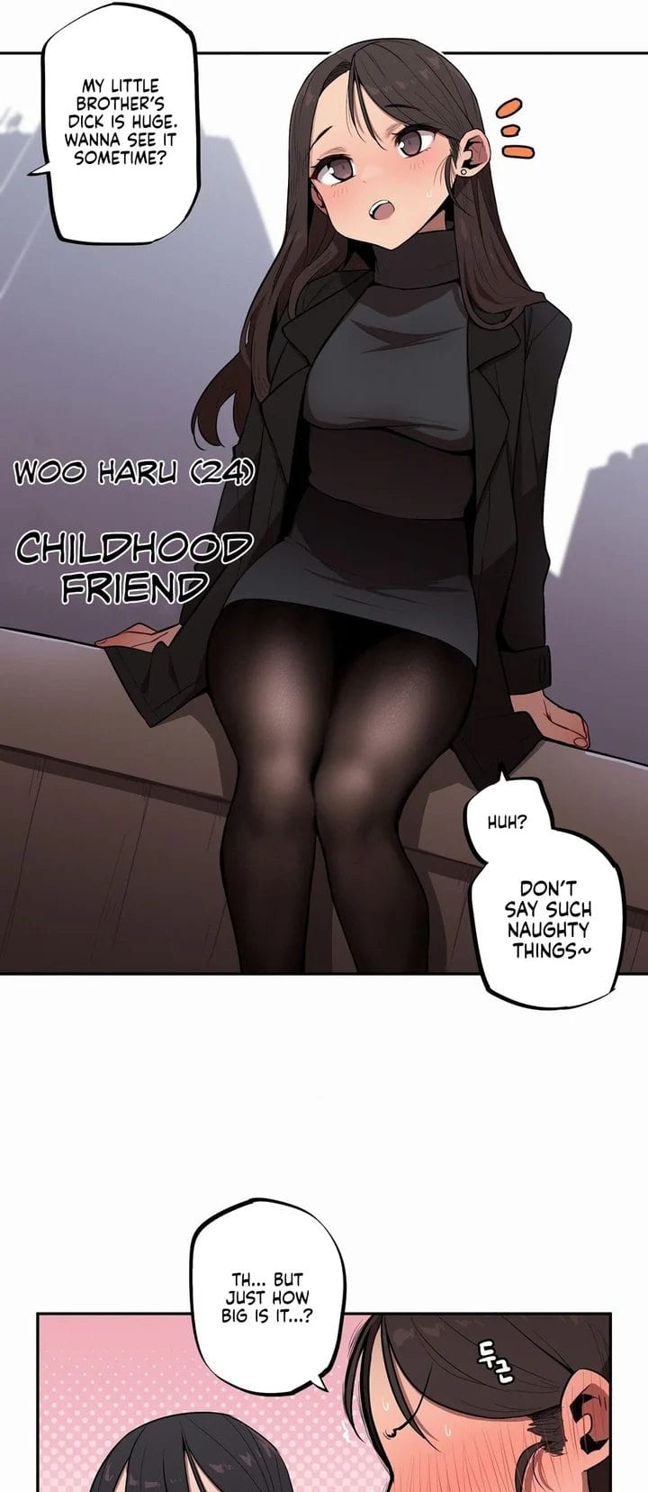 Noona and her BIG little Bro Uncensored, chapter 32, page 17 of 18