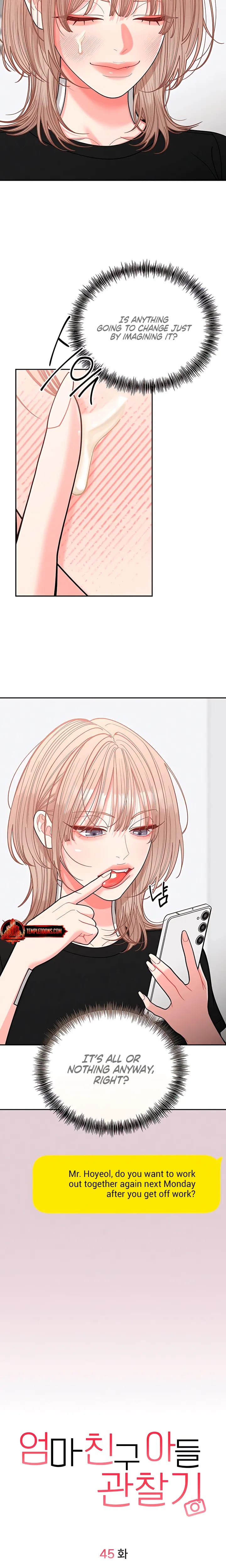 Observing My Mother's Friend's Son Uncensored, chapter 45, page 7 of 23
