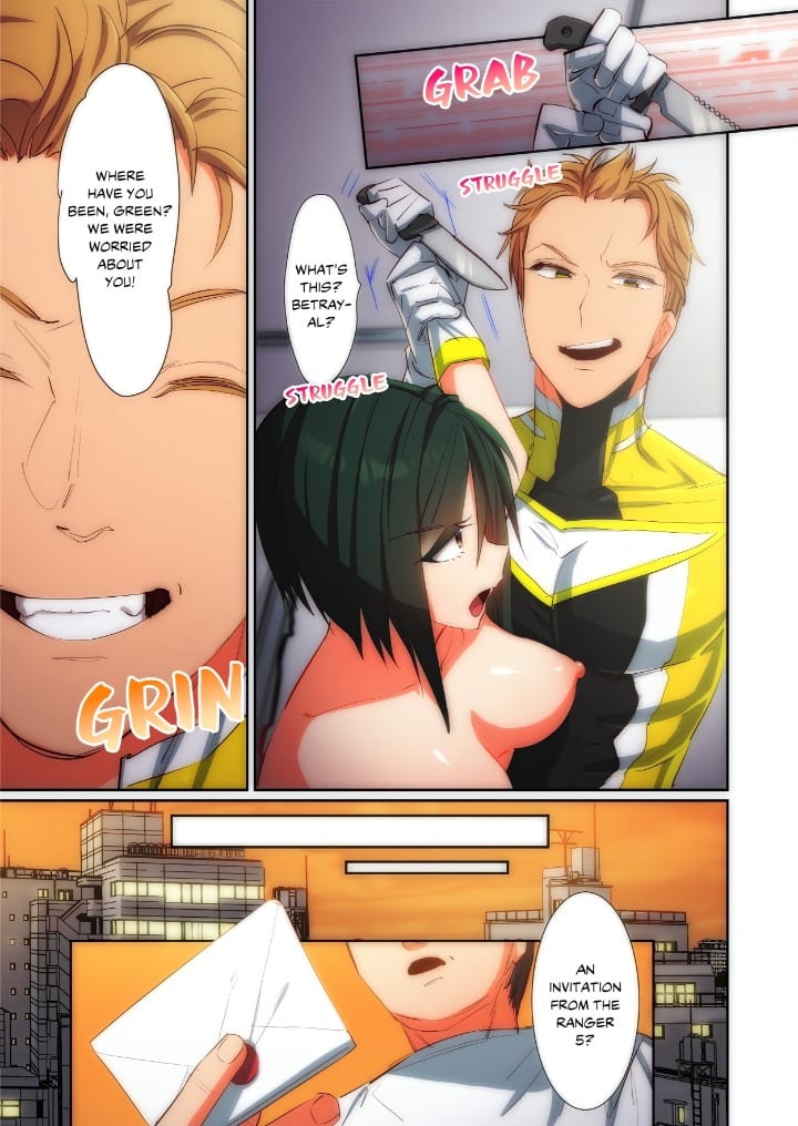 Pitiful Ranger Pink: I’m Such a Disgrace, but It Feels So Good! (Uncensored), chapter 7, page 5 of 8