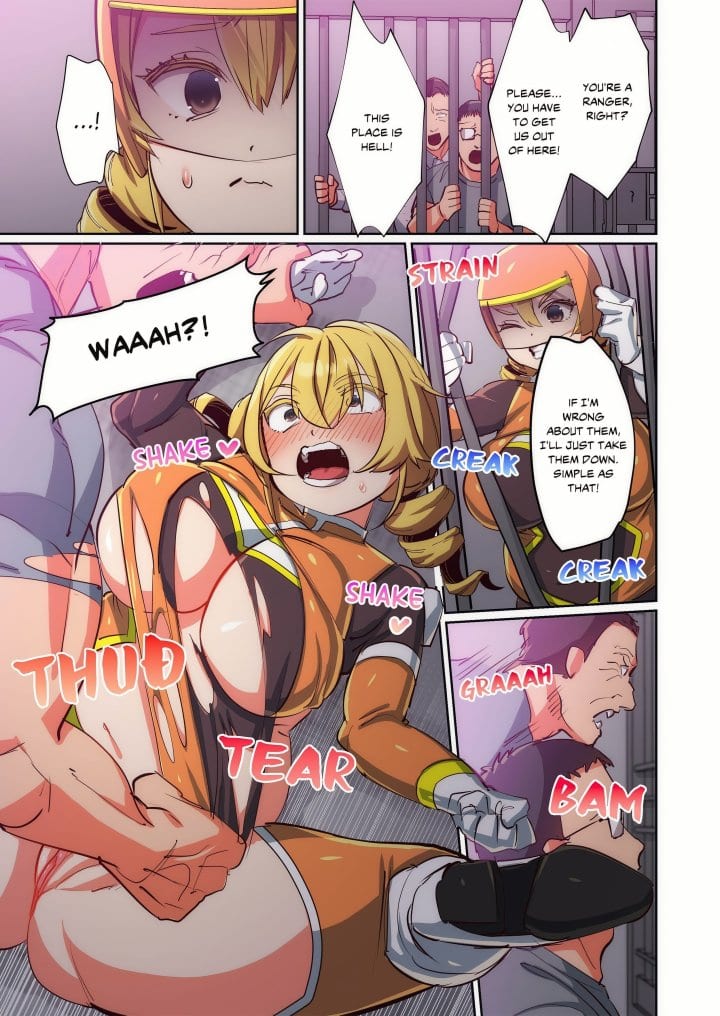 Pitiful Ranger Pink: I’m Such a Disgrace, but It Feels So Good! (Uncensored), chapter 17, page 11 of 24