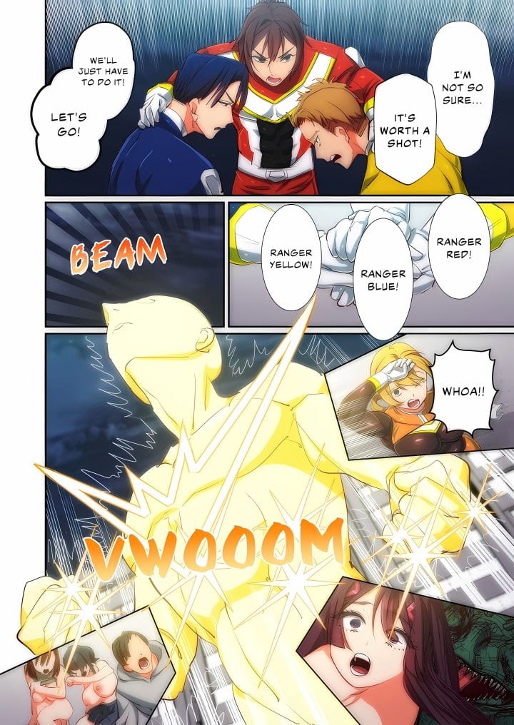 Pitiful Ranger Pink: I’m Such a Disgrace, but It Feels So Good! (Uncensored), chapter 19, page 10 of 24