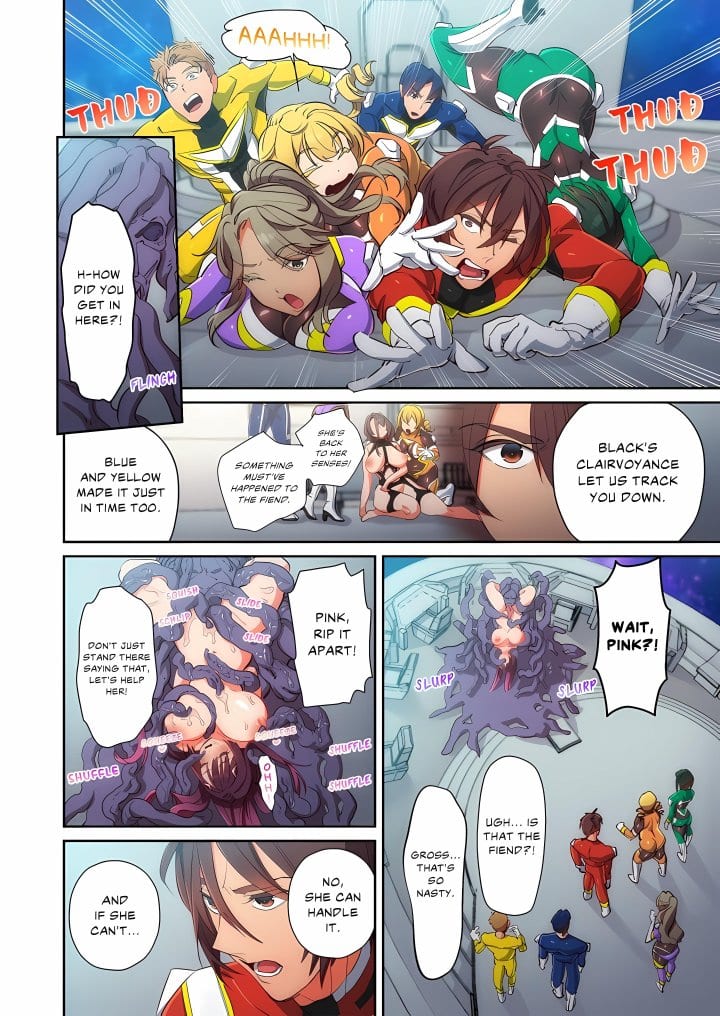 Pitiful Ranger Pink: I’m Such a Disgrace, but It Feels So Good! (Uncensored), chapter 22, page 12 of 24