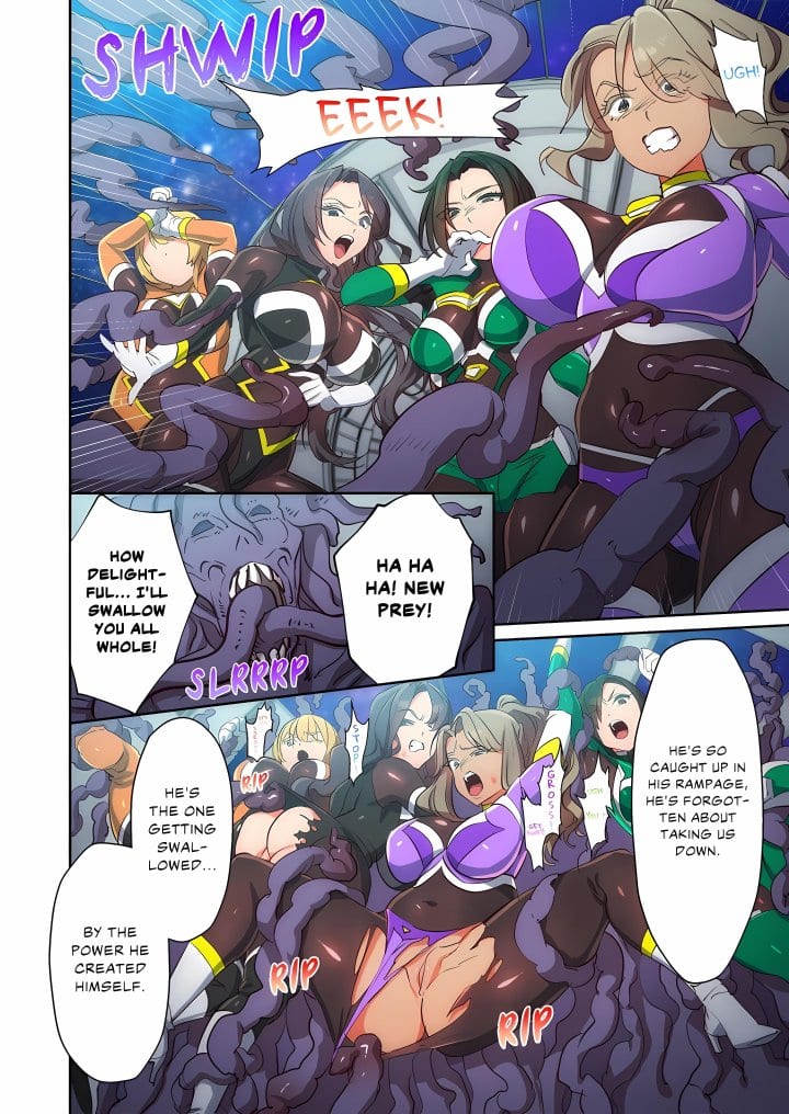 Pitiful Ranger Pink: I’m Such a Disgrace, but It Feels So Good! (Uncensored), chapter 22, page 14 of 24