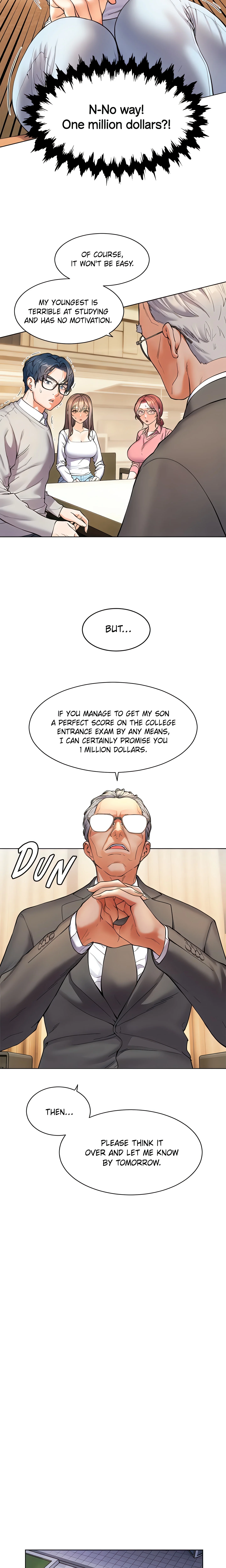 Tutor’s Efforts : A Million-Dollar Mission (Official) Uncensored, chapter 1, page 17 of 38